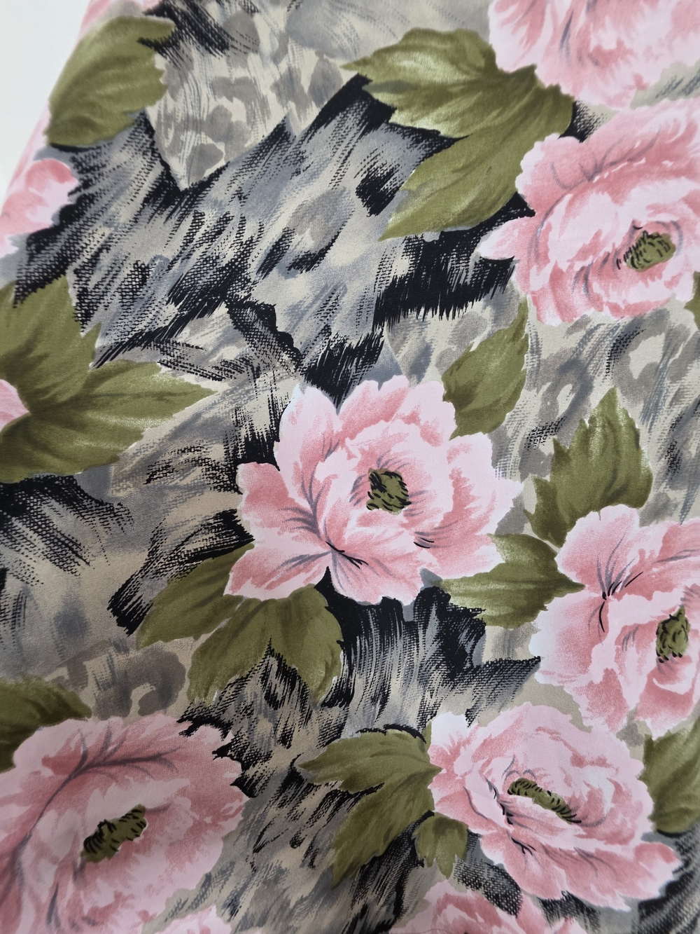 Vintage Joan Walters Womens Floral Short Sleeve Button Down Shirt Top Size L - Picture 11 of 12